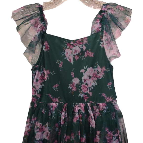 Zenzi Girls' Flutter Sleeve Dress - Picture 6 of 6